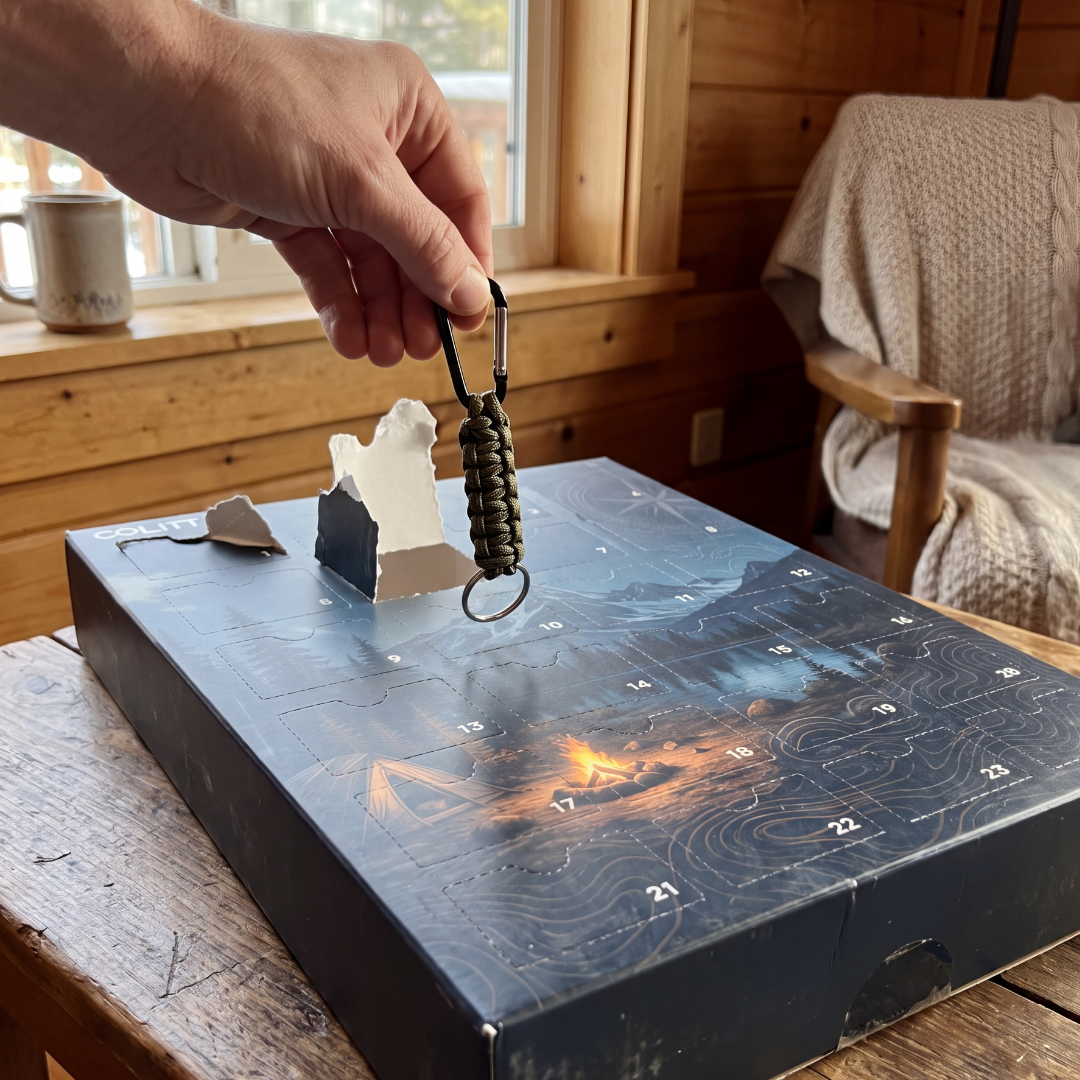 Outdoorsman Advent Calendar – 24 Fishing, Camping & Survival Tools