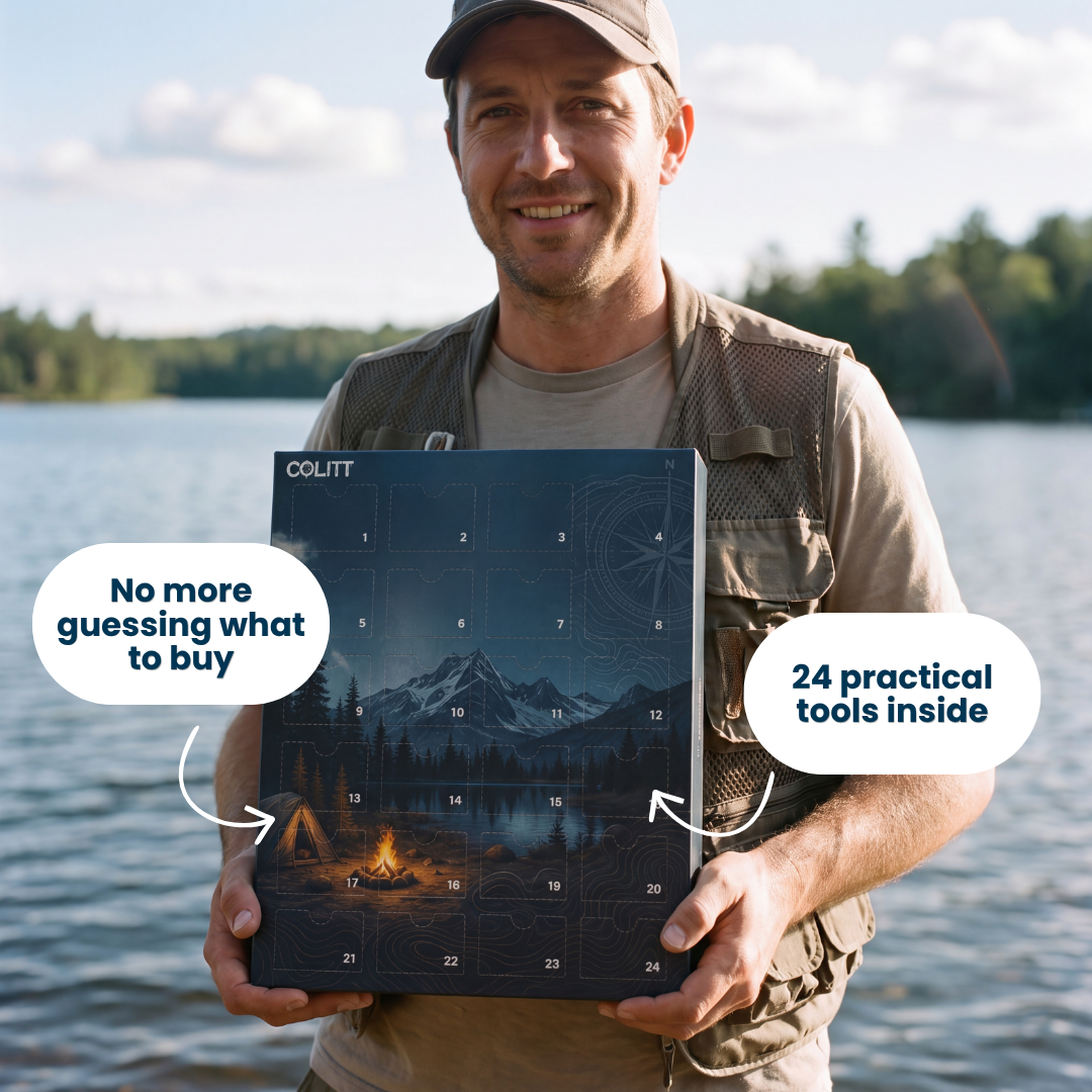 Outdoorsman Advent Calendar – 24 Fishing, Camping & Survival Tools